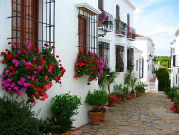 White villages in the Costa del Sol